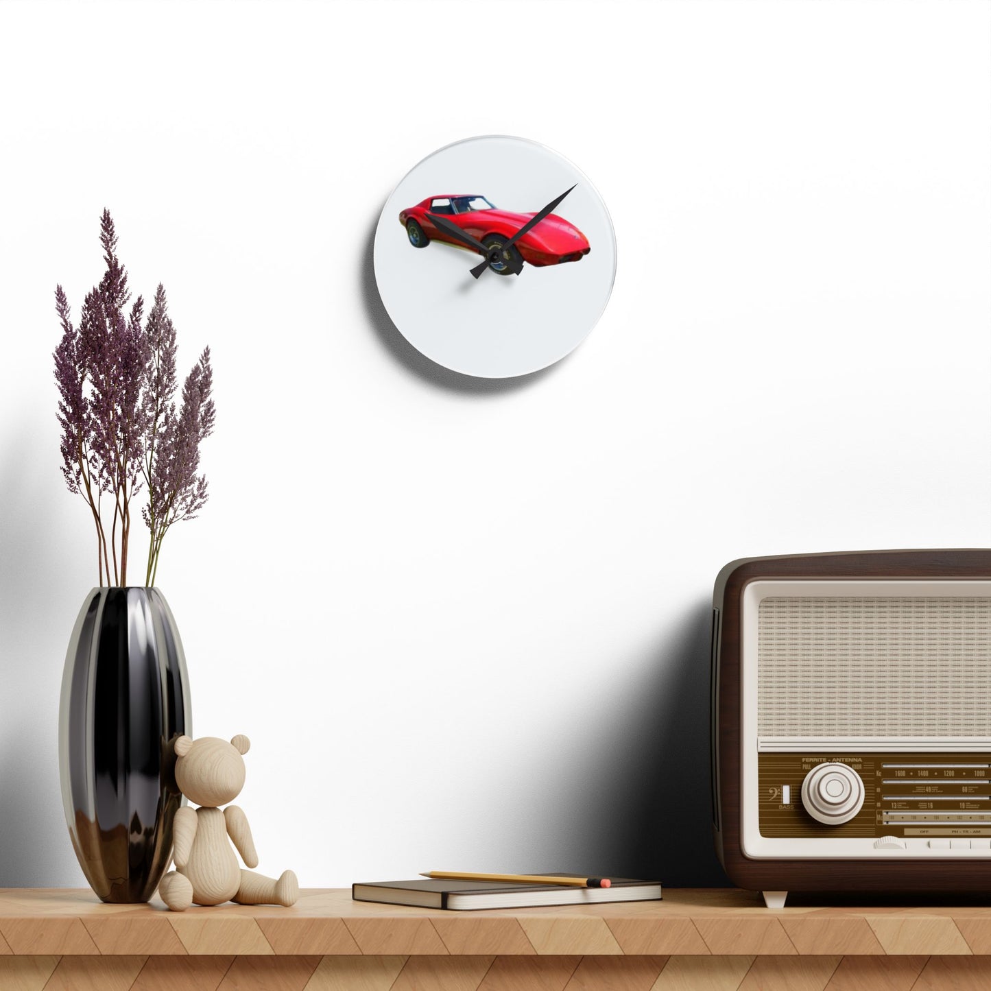 Your car on a wall clock