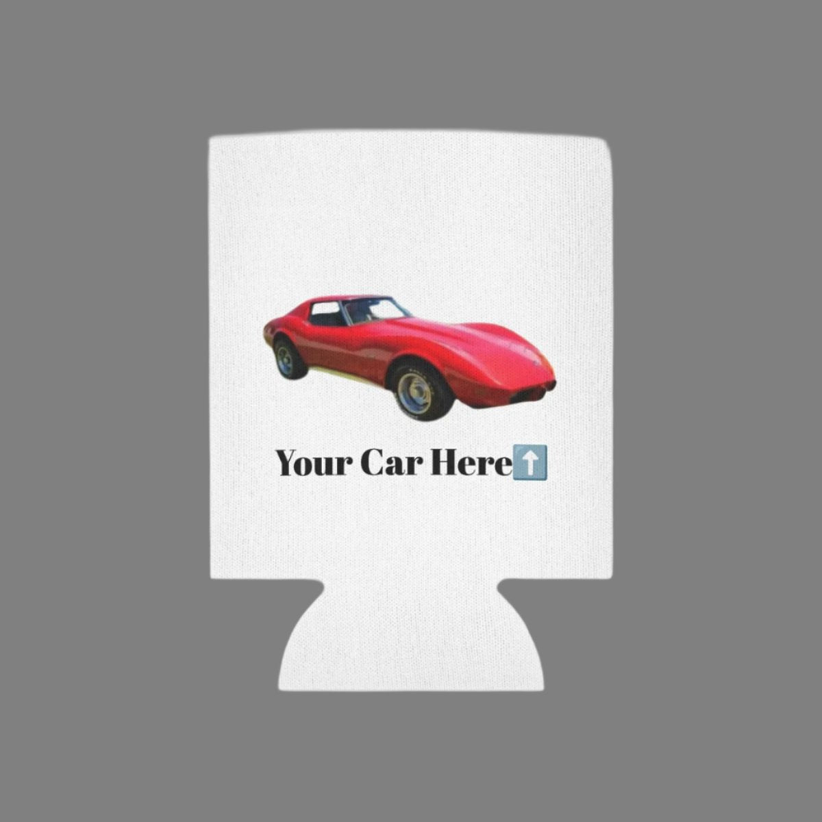 Your car on a Can cooler sleeve