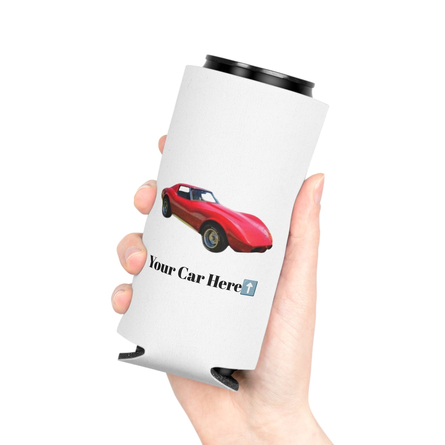 Your car on a Can cooler sleeve