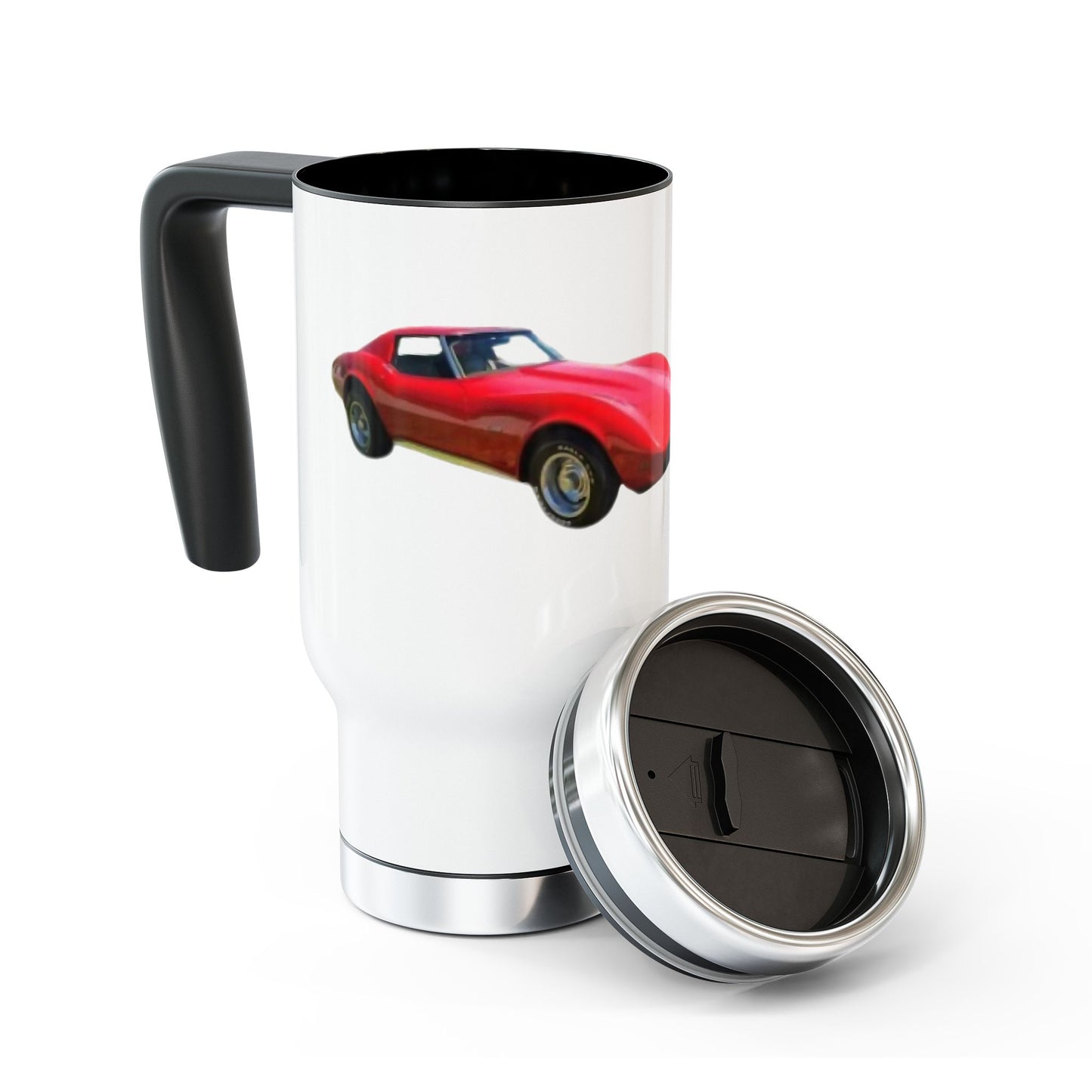 Your car on a Stainless Steel Travel Mug - 14oz