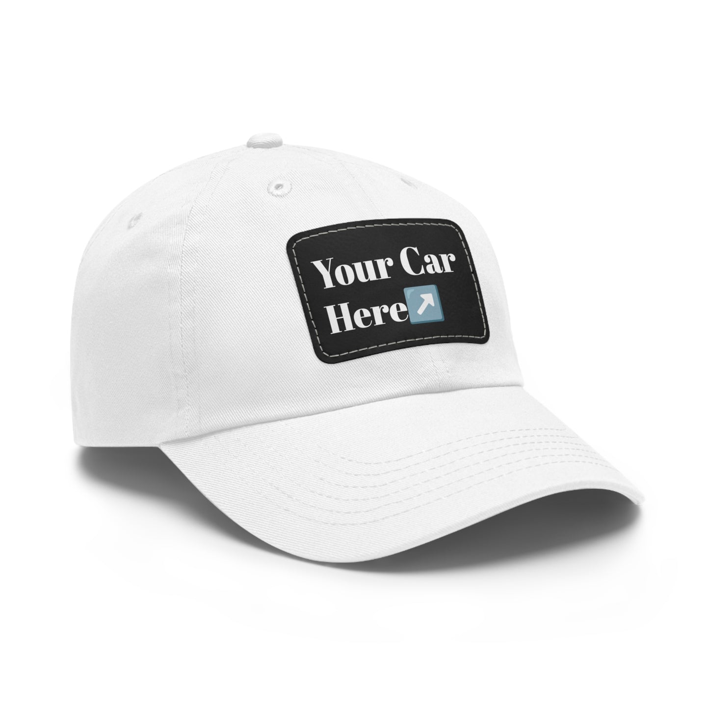 Your Car on a hat (square patch)